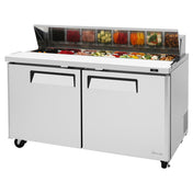Turbo Air MST-60-N M3 Series Sandwich/Salad Unit Two-section Rear Mount Self-contained Compressor