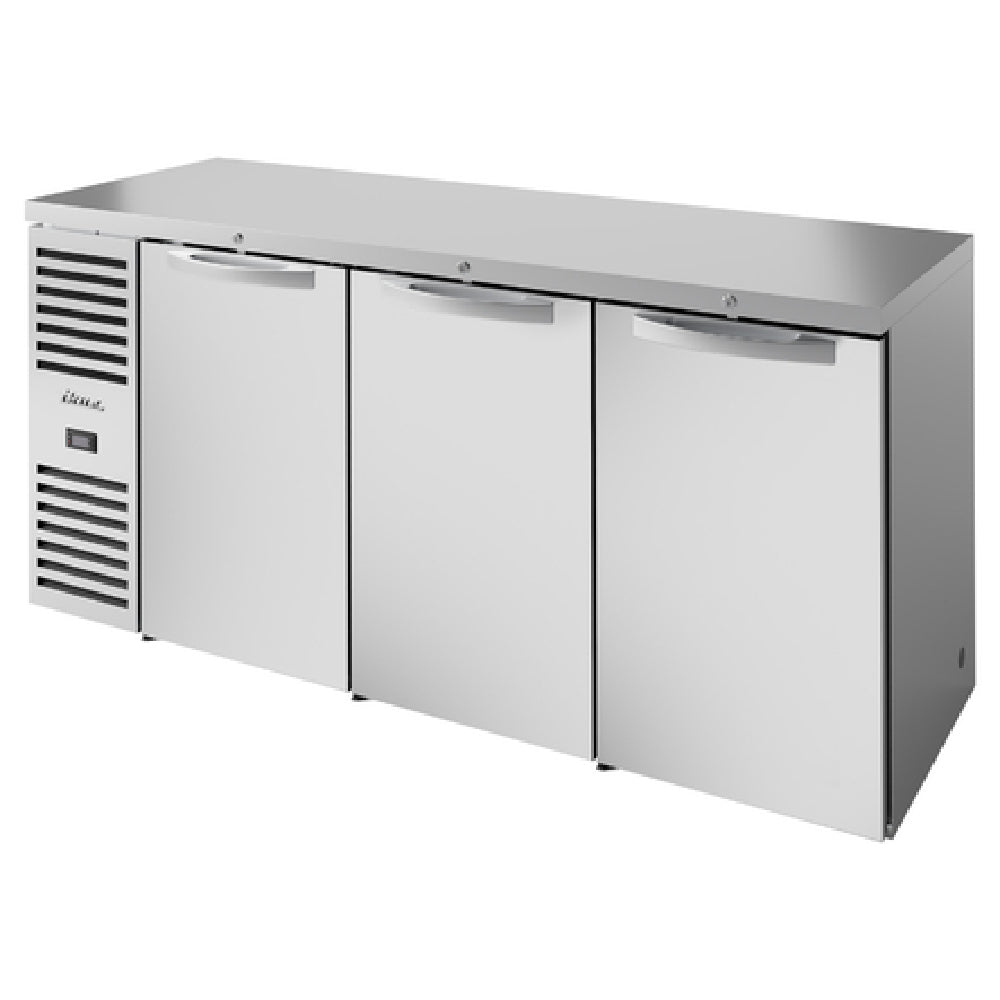 True Refrigeration TBR84-RISZ1-L-S-SSS-1 Refrigerated Back Bar Cooler Three-section