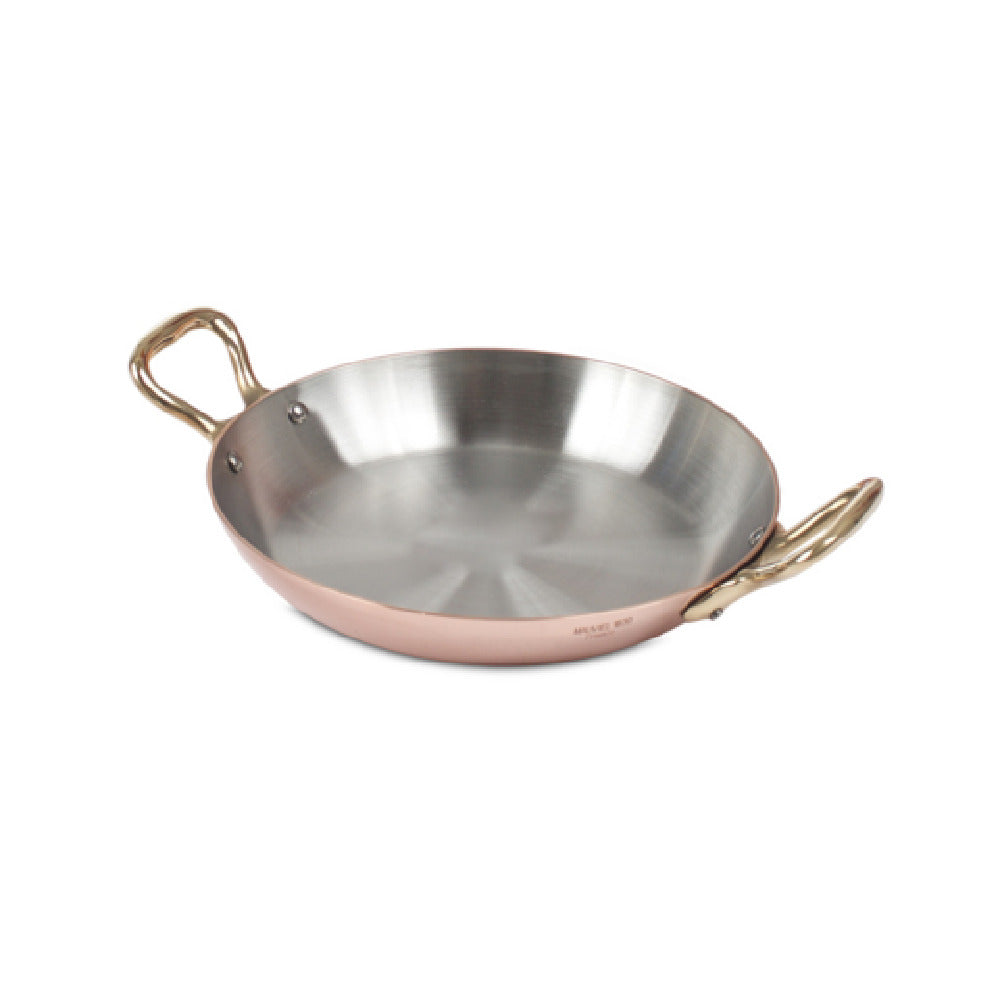 JB Prince R267 16 Mauviel Copper Dish 7.93"W X 6.25"D X 1.02"H Round