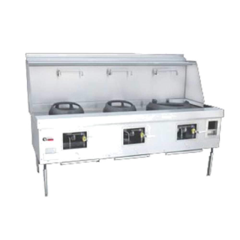 Town Y-3-SS York® Wok Range Gas (3) Chambers