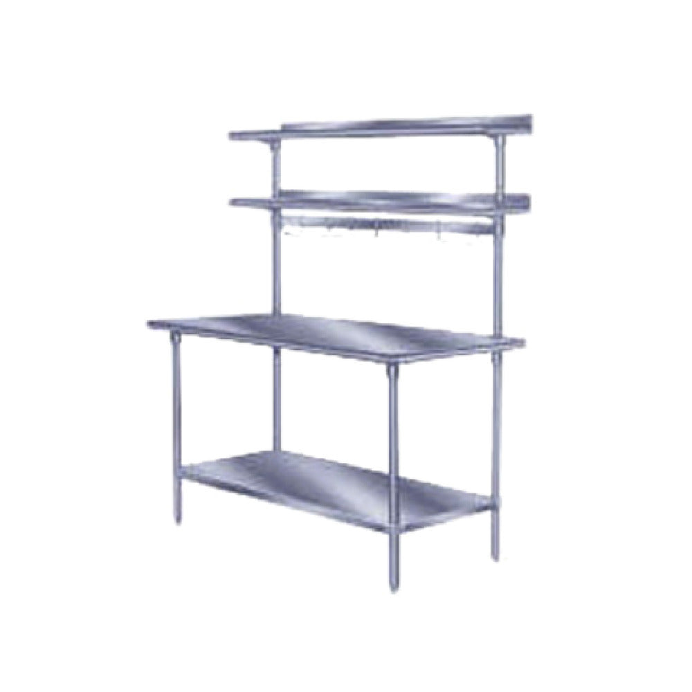 Advance Tabco PT-12R-48 Overshelf Table Mounted Single