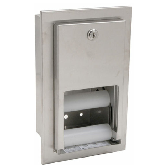 Private Label 1411089 Dispenser Tissue Recessed S/s