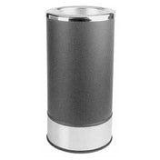 AllPoints 1411117 Ash Tray Floor Blk 20"hx10"od
