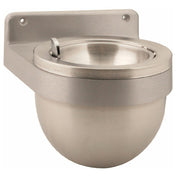 AllPoints 1411120 Ash Tray 7.75"dia Wall Mt S/s