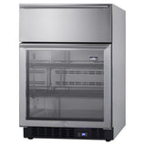 Summit SCR615TDCSS Undercounter All-Refrigerator Built-in Or Freestanding One-section