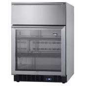 Summit SCR615TDCSS Undercounter All-Refrigerator Built-in Or Freestanding One-section