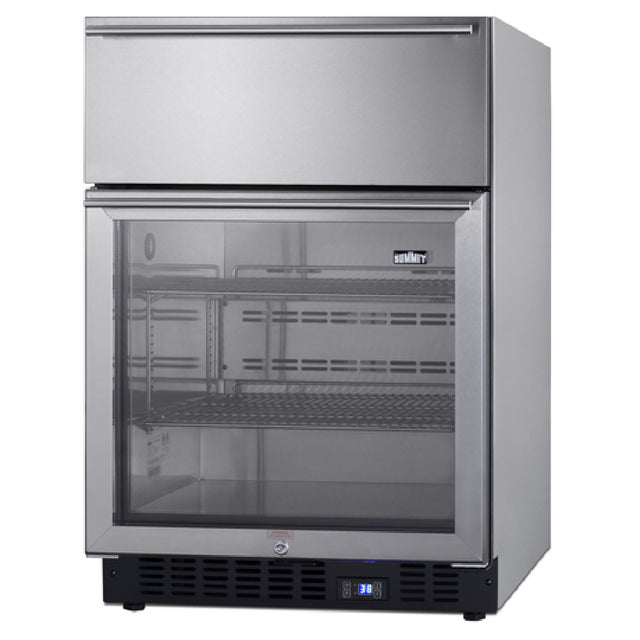 Summit SCR615TDCSS Undercounter All-Refrigerator Built-in Or Freestanding One-section