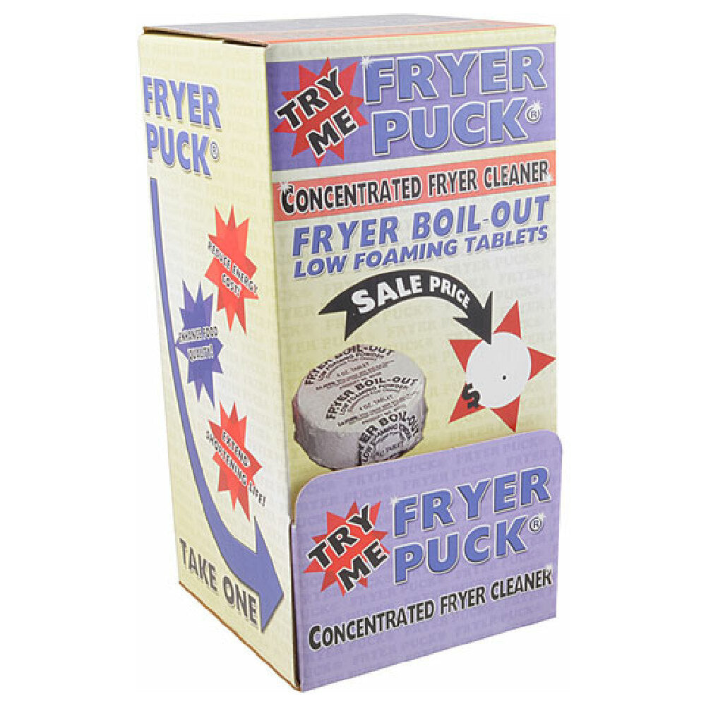 Private Label 1431176 Tablet Fryer Boil Out Bo X/40 Fryer Puck Counter