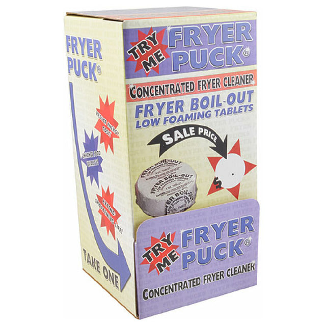 Private Label 1431176 Tablet Fryer Boil Out Bo X/40 Fryer Puck Counter