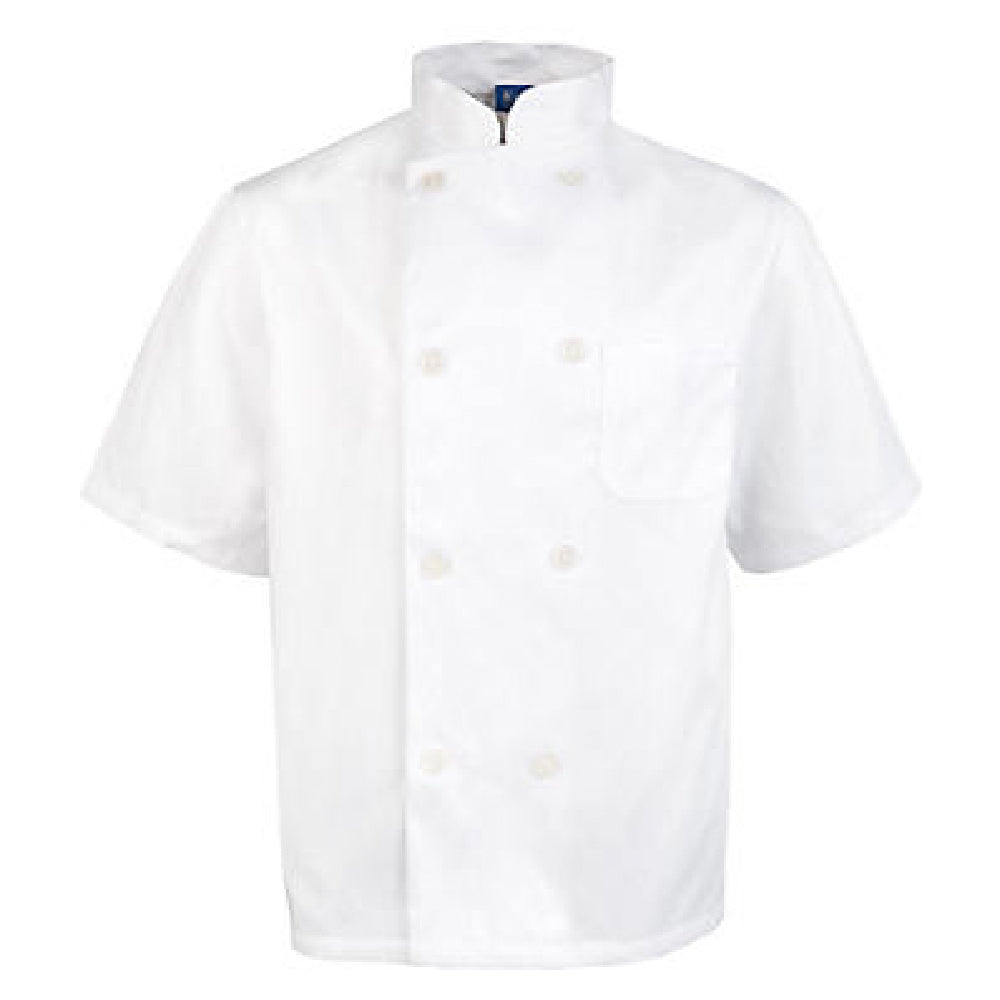 AllPoints 1435XS Xs Chef Coat Short Sleeve