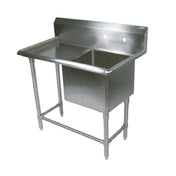 John Boos 41PB30244-1D30L Pro-Bowl Sink 1-compartment 64-3/16"W X 29-1/2"D X 44-1/16"H Overall Size