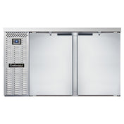 Continental Refrigerator BB59SNSS Refrigerated Back Bar Cooler Shallow Depth 59"W