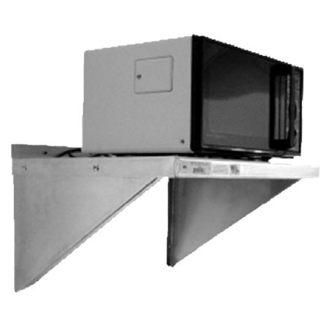 AllPoints 14507 Microwave Shelf 24"l X 18"d X 13.25"h