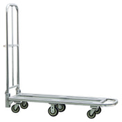 AllPoints 14514 Portable Folding L Cart 62"l X 18"w X 63"h
