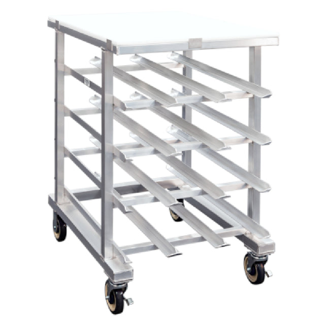 AllPoints 14518 Mobile Can Rack Half Size Poly Worktop