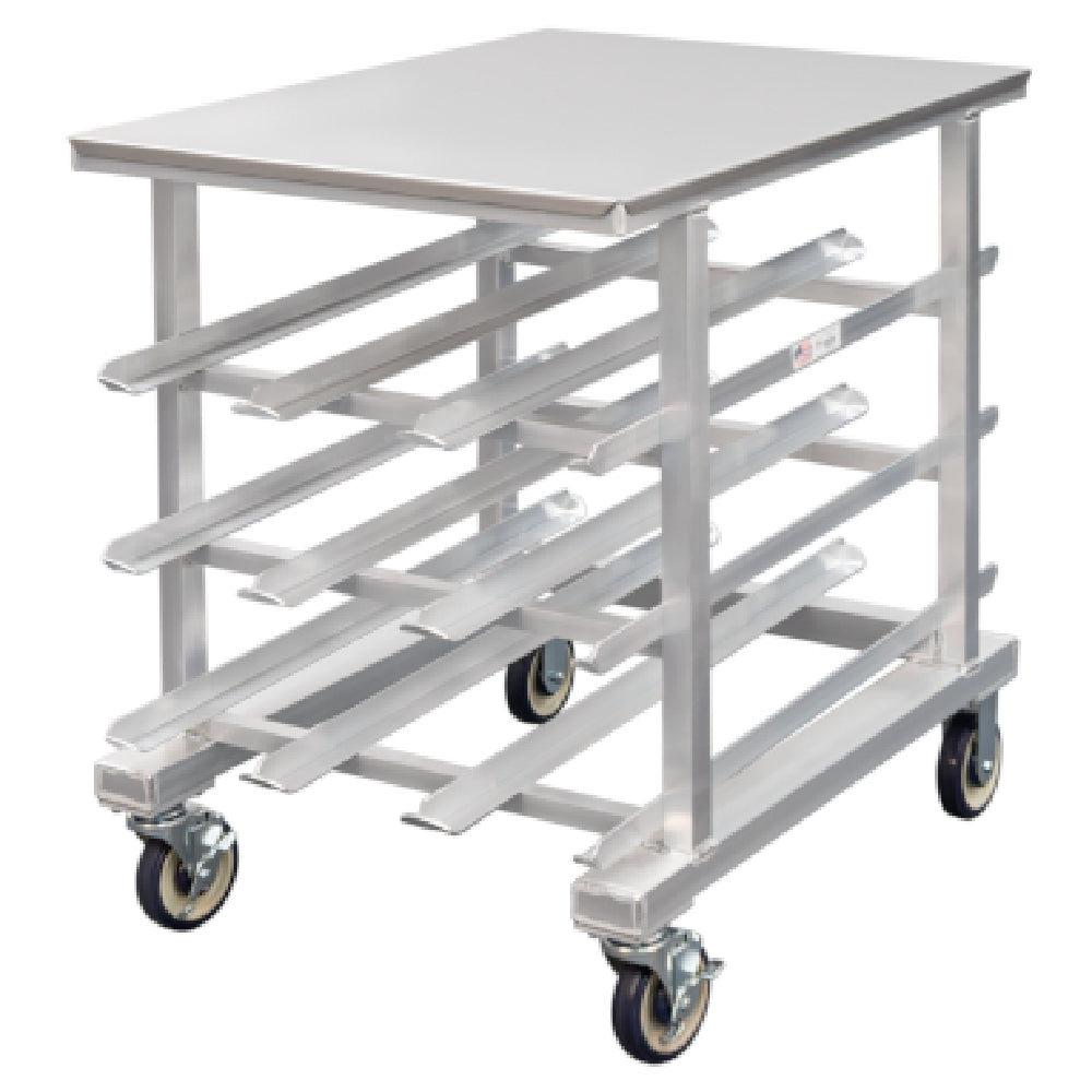 AllPoints 14519 Counter Height Can Rack Stainless Steel Worktop