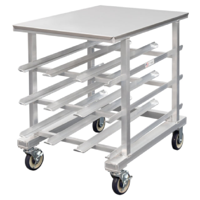 AllPoints 14519 Counter Height Can Rack Stainless Steel Worktop