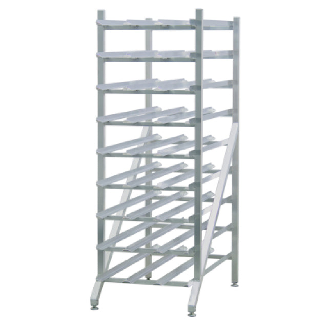 AllPoints 14554 Full Size Can Rack 25.5"w X 71"h X 47"d