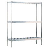 AllPoints 14565 Keg Rack Shelving Unit 18"d X 76"h X 80"l