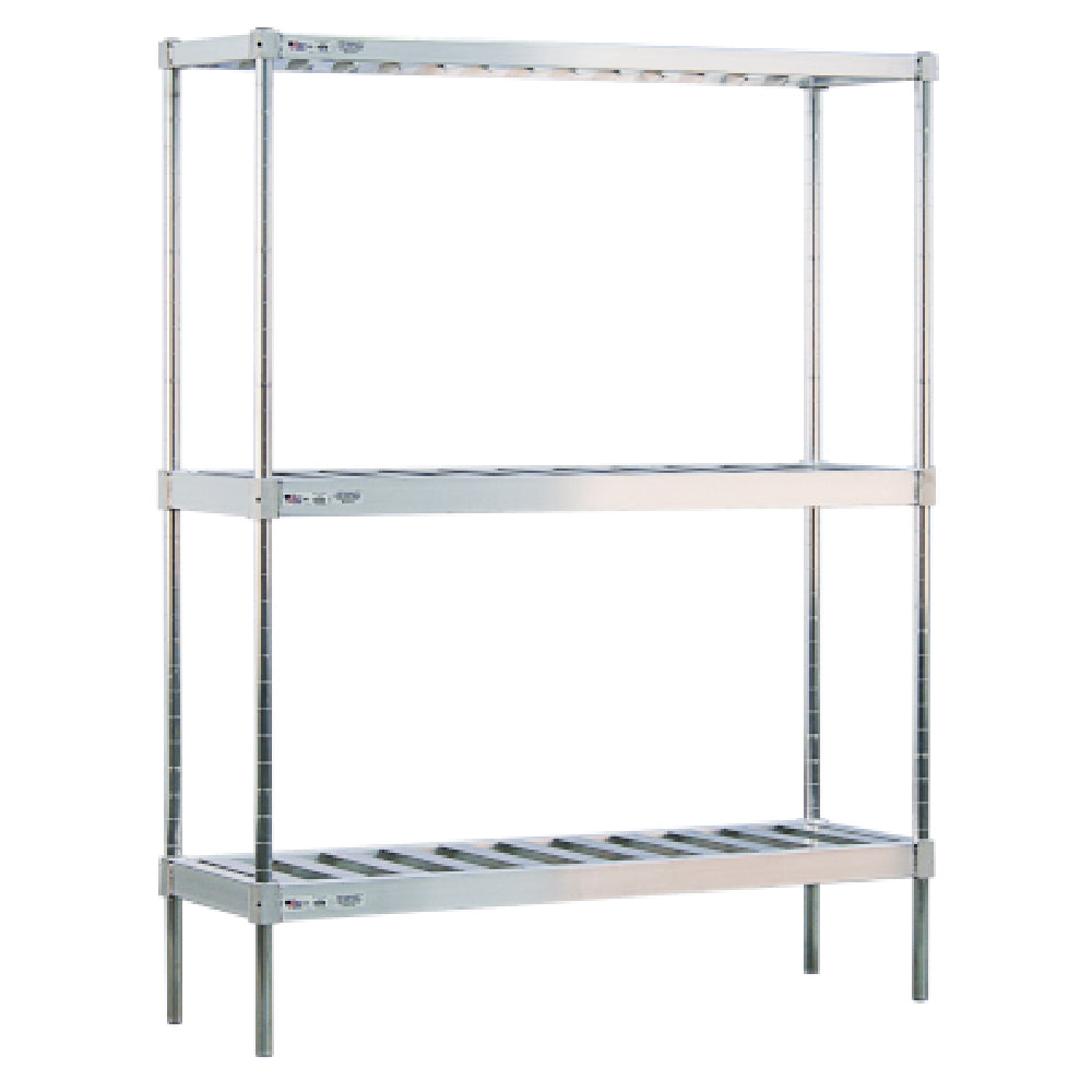 AllPoints 14565 Keg Rack Shelving Unit 18"d X 76"h X 80"l