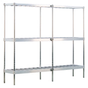 AllPoints 14566 Keg Rack Shelving Unit 20.75"d X 76"h X 93"l