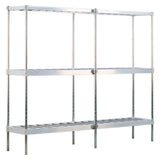 AllPoints 14566 Keg Rack Shelving Unit 20.75"d X 76"h X 93"l