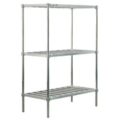 AllPoints 14567 Keg Rack Shelving Unit 42"w X 18"d X 76"h