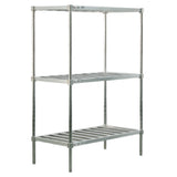 AllPoints 14567 Keg Rack Shelving Unit 42"w X 18"d X 76"h