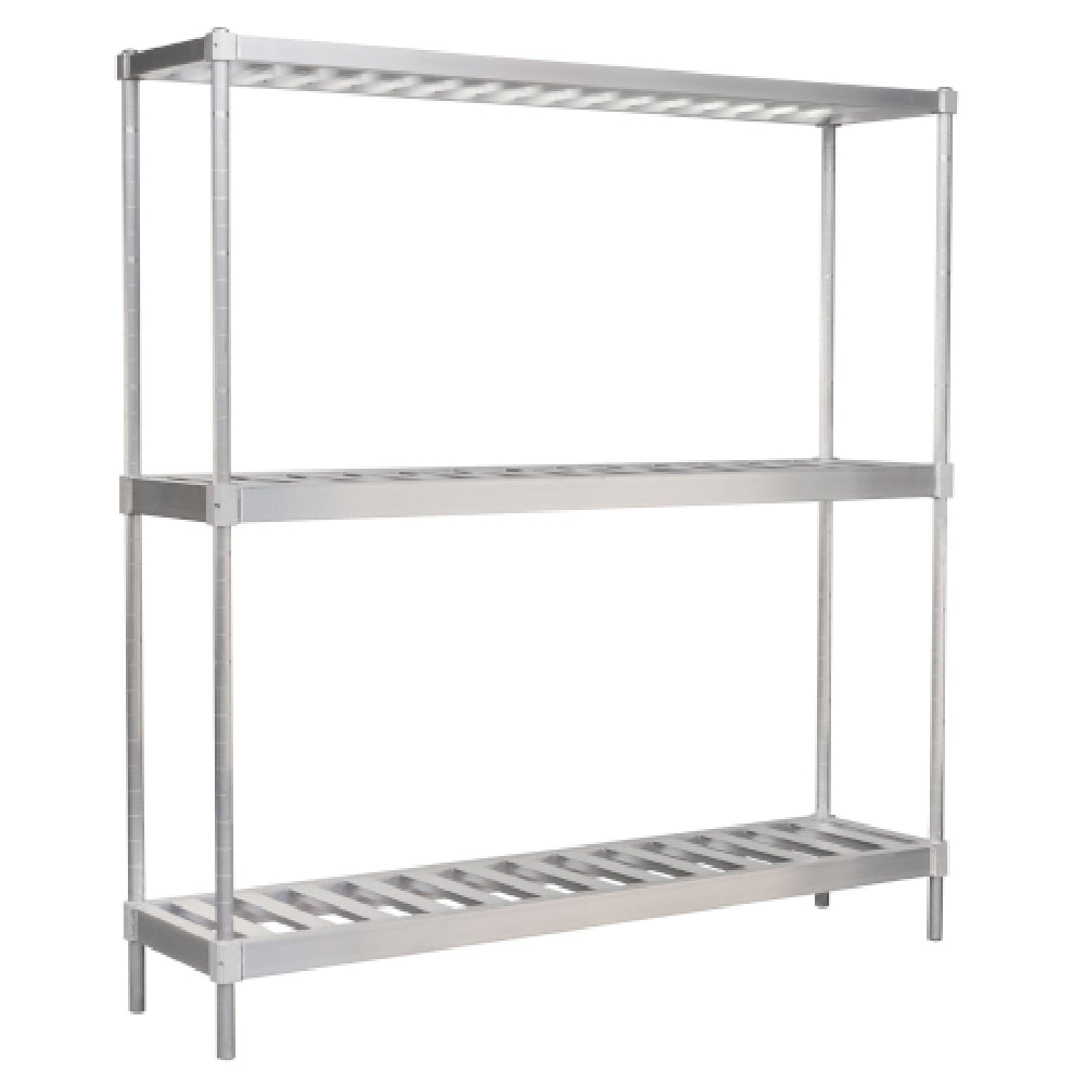 AllPoints 14569 Keg Rack Shelving Unit 18"d X 76"h X 72"l