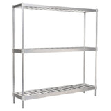 AllPoints 14569 Keg Rack Shelving Unit 18"d X 76"h X 72"l