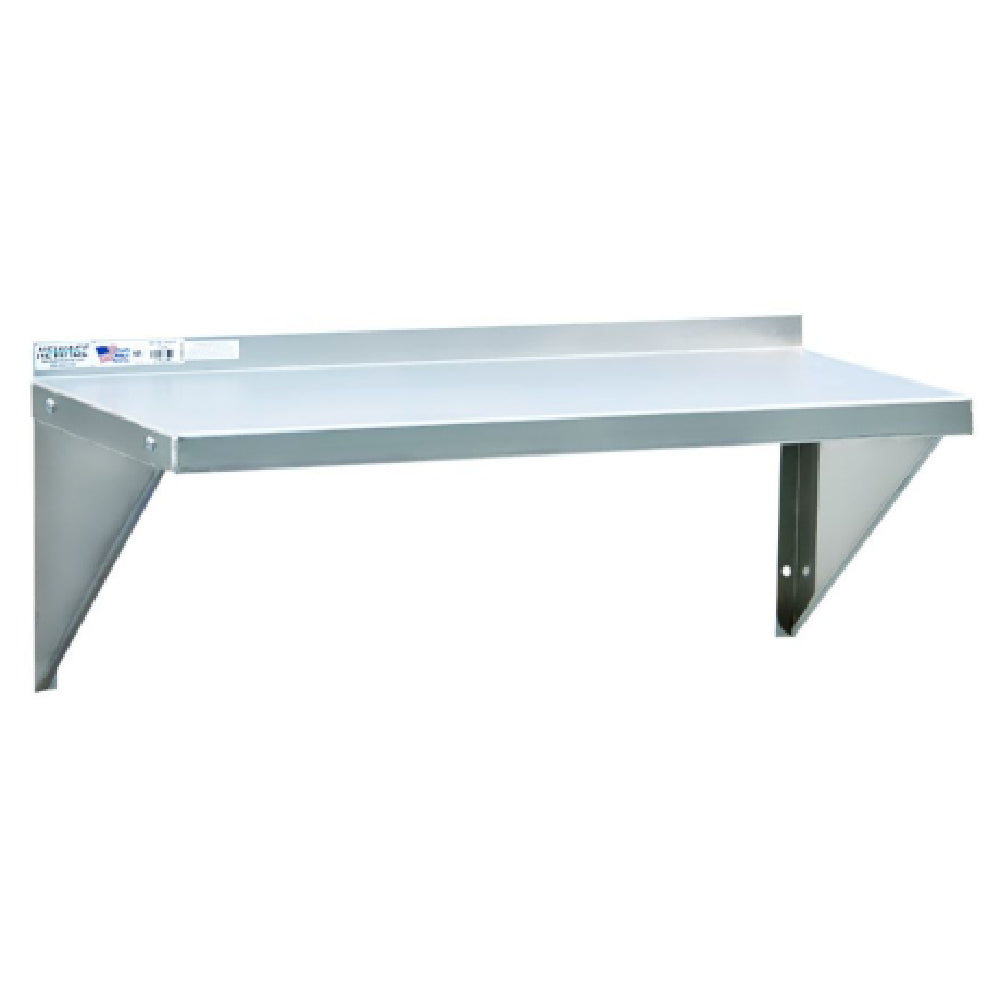 AllPoints 14577 Solid Wall Mounted Shelf 12"d X 36"l Aluminum