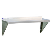 AllPoints 14584 Solid Wall Mounted Shelf 15 In X 48 In Aluminum