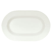 Libbey 9402022 (Formerly Syracuse China) Racetrack Plate 8-1/2" X 5-7/8" Oblong