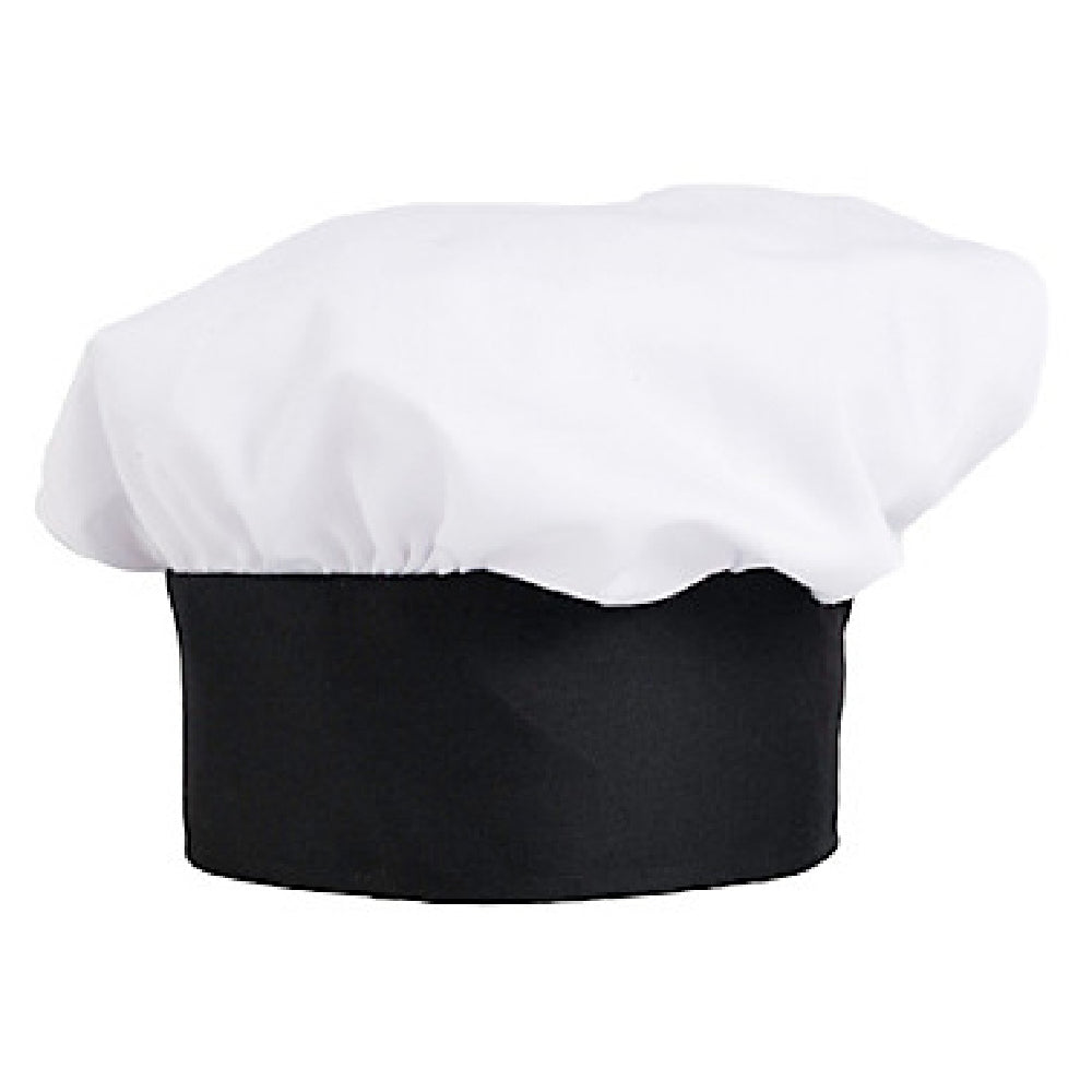 AllPoints 1460BKWH Chef Hat White/black