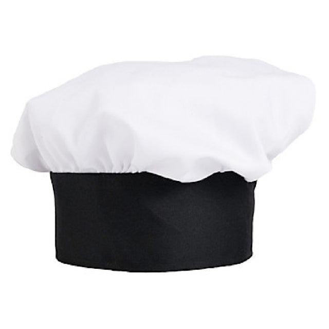 AllPoints 1460BKWH Chef Hat White/black