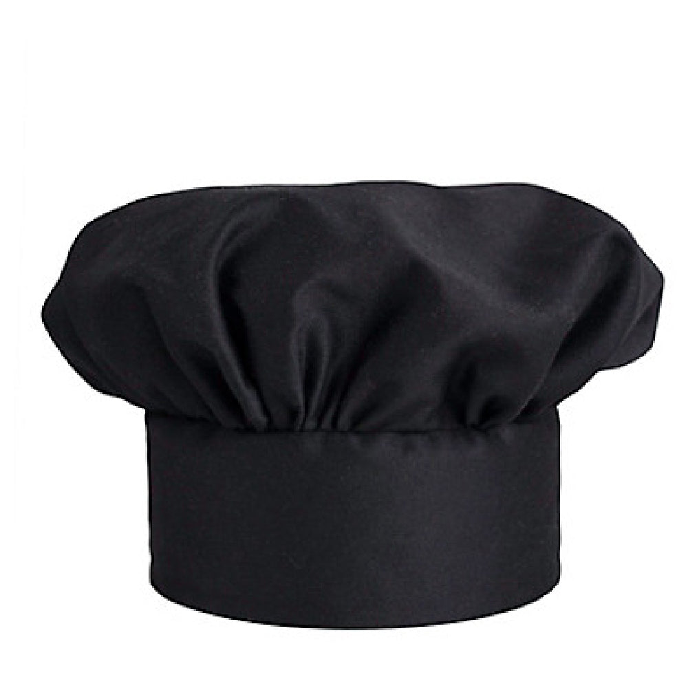 KNG 1460BLBK Kng Chef Hat Black