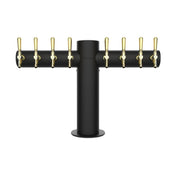 Micro Matic METRO-T-8MBKR Metropolis "T" Tower 8 Faucet Powder Coat Matte Black