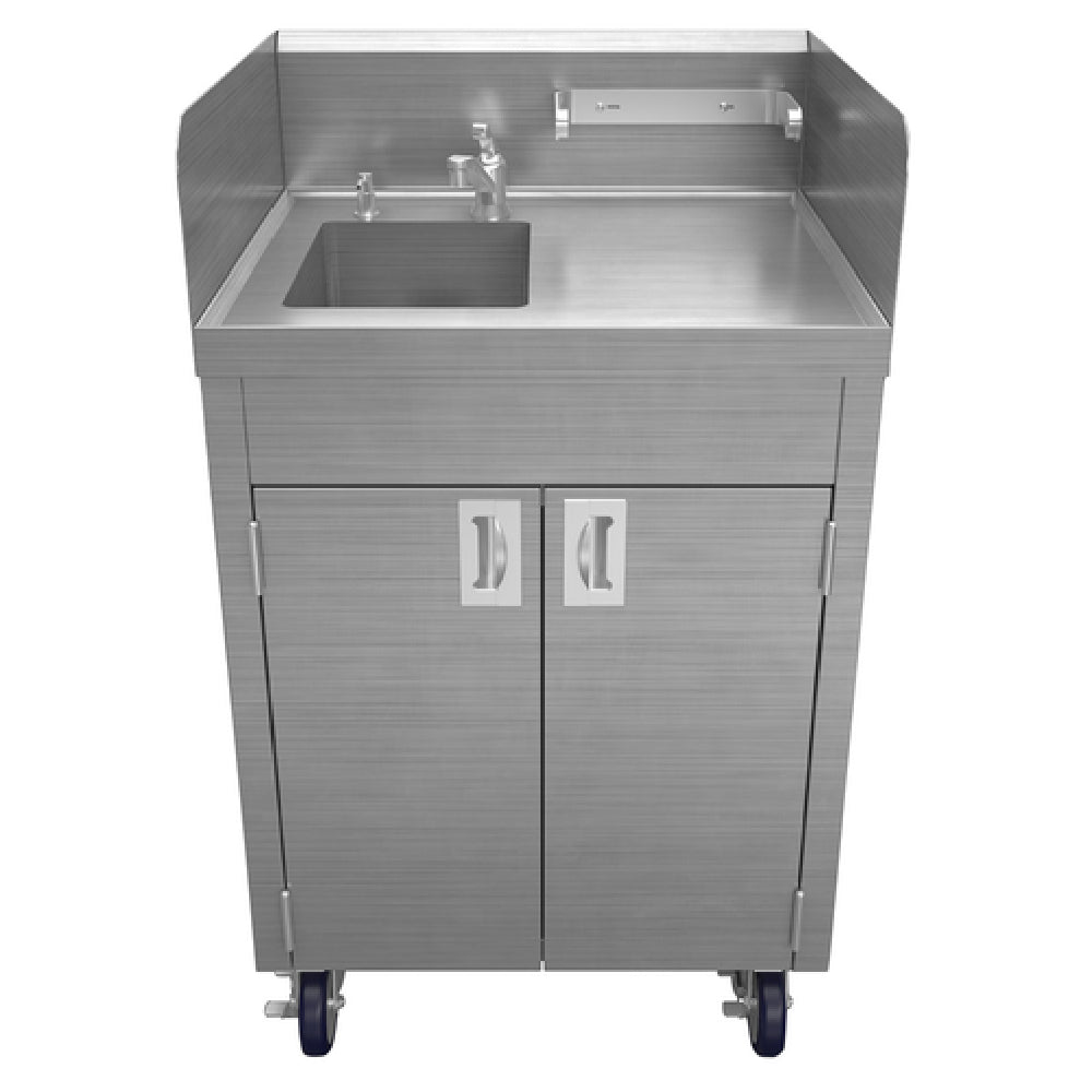 Winholt STCT-BHD2436PUMP-KG Hand Sink Mobile 1-compartment