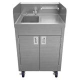 Winholt STCT-BHD2436PUMP-KG Hand Sink Mobile 1-compartment