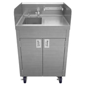 Winholt STCT-BHD2436PUMP-KG Hand Sink Mobile 1-compartment
