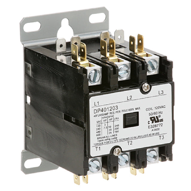 Blickman AT108 Contactor (3 Pole 40 Amp 120v)