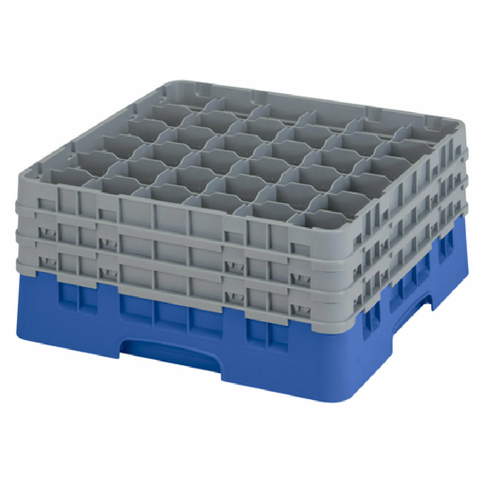 Cambro 36S738168 Camrack® Glass Rack With (3) Soft Gray Extenders Full Size
