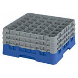 Cambro 36S738168 Camrack® Glass Rack With (3) Soft Gray Extenders Full Size