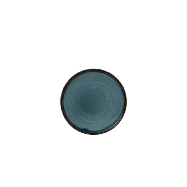 Arc Cardinal HB867 Dudson Harvest Blue Walled Plate (D:8.25'') Vitrified Ceramic