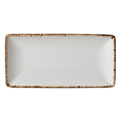 Steelite 17140618 Taste Rectangle Platter 8.0" X 4.0"Dapple Brown