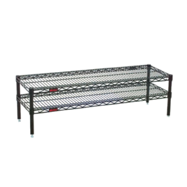 Eagle HDFCM1424W Front Case Merchandise Shelving Unit 2-tier 24"W X 14"D X 14"H