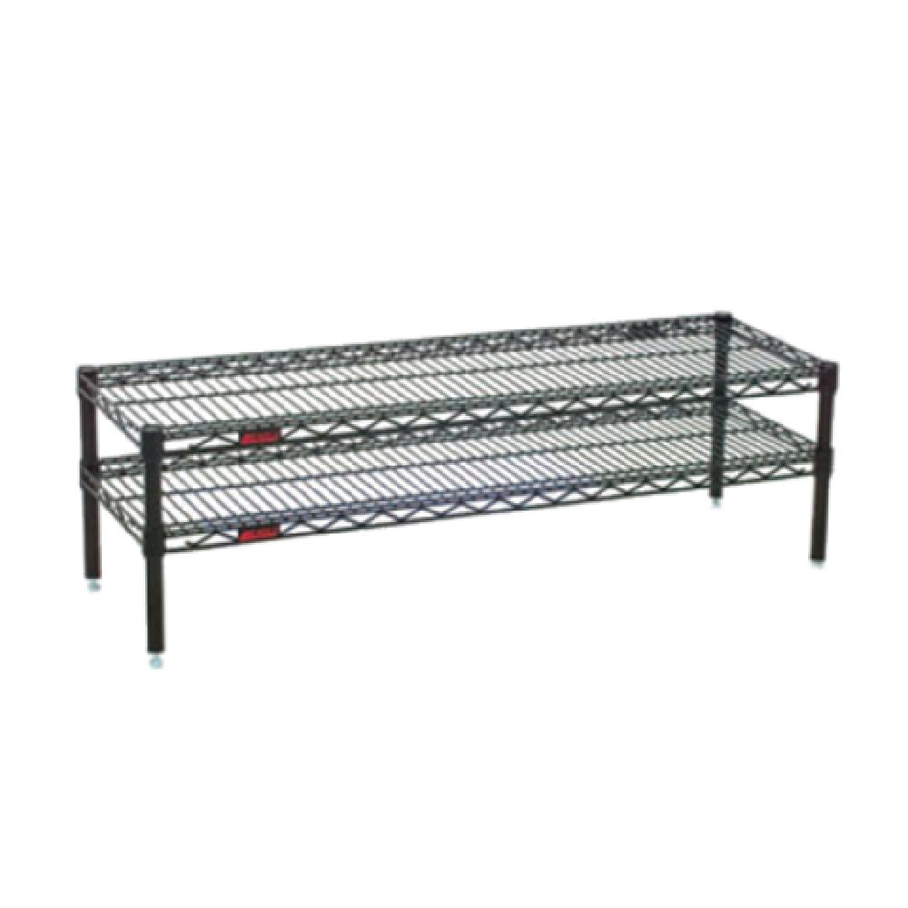 Eagle HDFCM1424R Front Case Merchandise Shelving Unit 2-tier 24"W X 14"D X 14"H