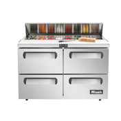 Migali Industries C-PP93-D-HC Migali® Pizza Prep Table 93"W 20 Cu. Capacity