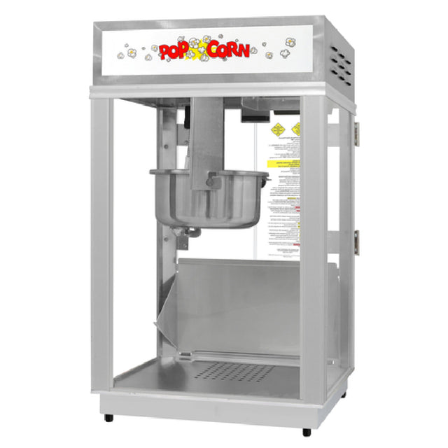 Gold Medal 2661 Deluxe 60 Special Popcorn Popper Electric Stainless Steel Version With Lighted Sign