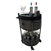Forbes Industries 5592 Circa Bar Cart 24.25"W X 34.75"L X 42"H Executive
